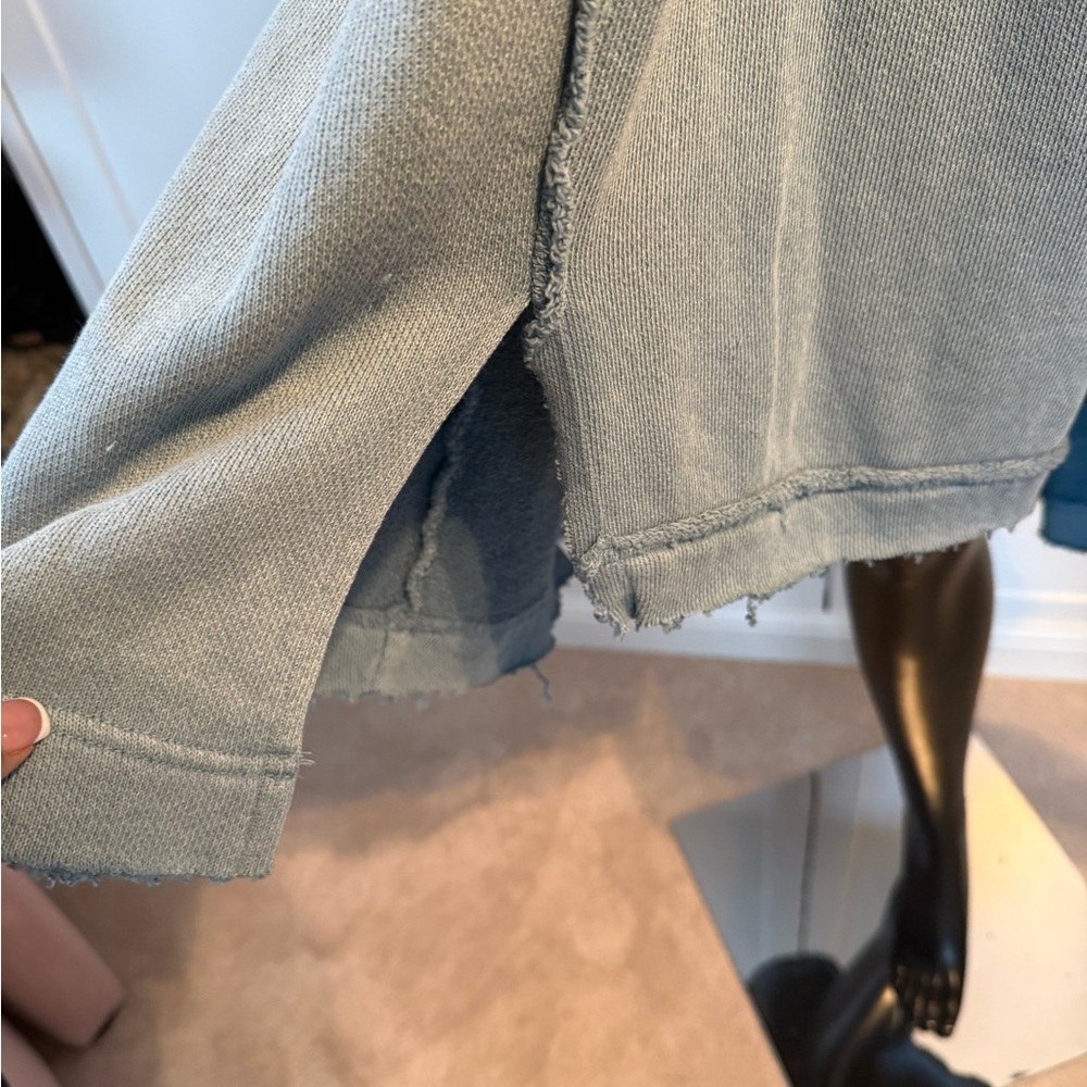 Chic Light Blue Women's Tunic Dress - Picture 3 of 9